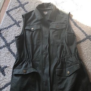 Cargo Vest Army green